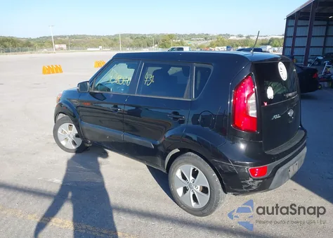 2012 Kia Soul + from USA, damaged, VIN KNDJT2A64C7458159